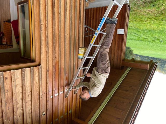 Hütte streichen 2020